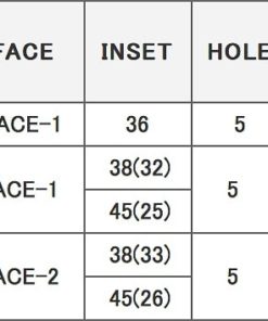 Японские диски RAYS Homura 2X7 Параметры | Каталог Wheelsnheels.ru