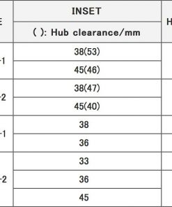 Японские диски RAYS Homura 2x5S Параметры | Каталог Wheelsnheels.ru