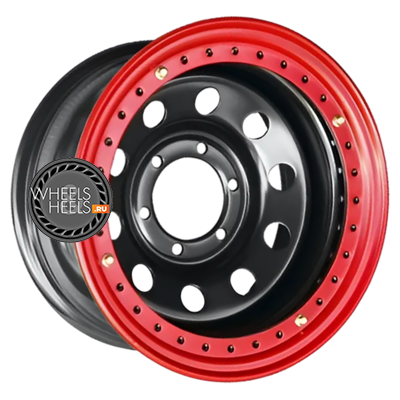 Диски Off-Road Wheels УАЗ с бедлоком (красный) | Каталог Wheelsnheels.ru