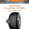Шины Yokohama Parada Spec-X PA02J | Каталог Wheelsnheels.ru