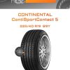 Шины Continental ContiSportContact 5 | Каталог Wheelsnheels.ru