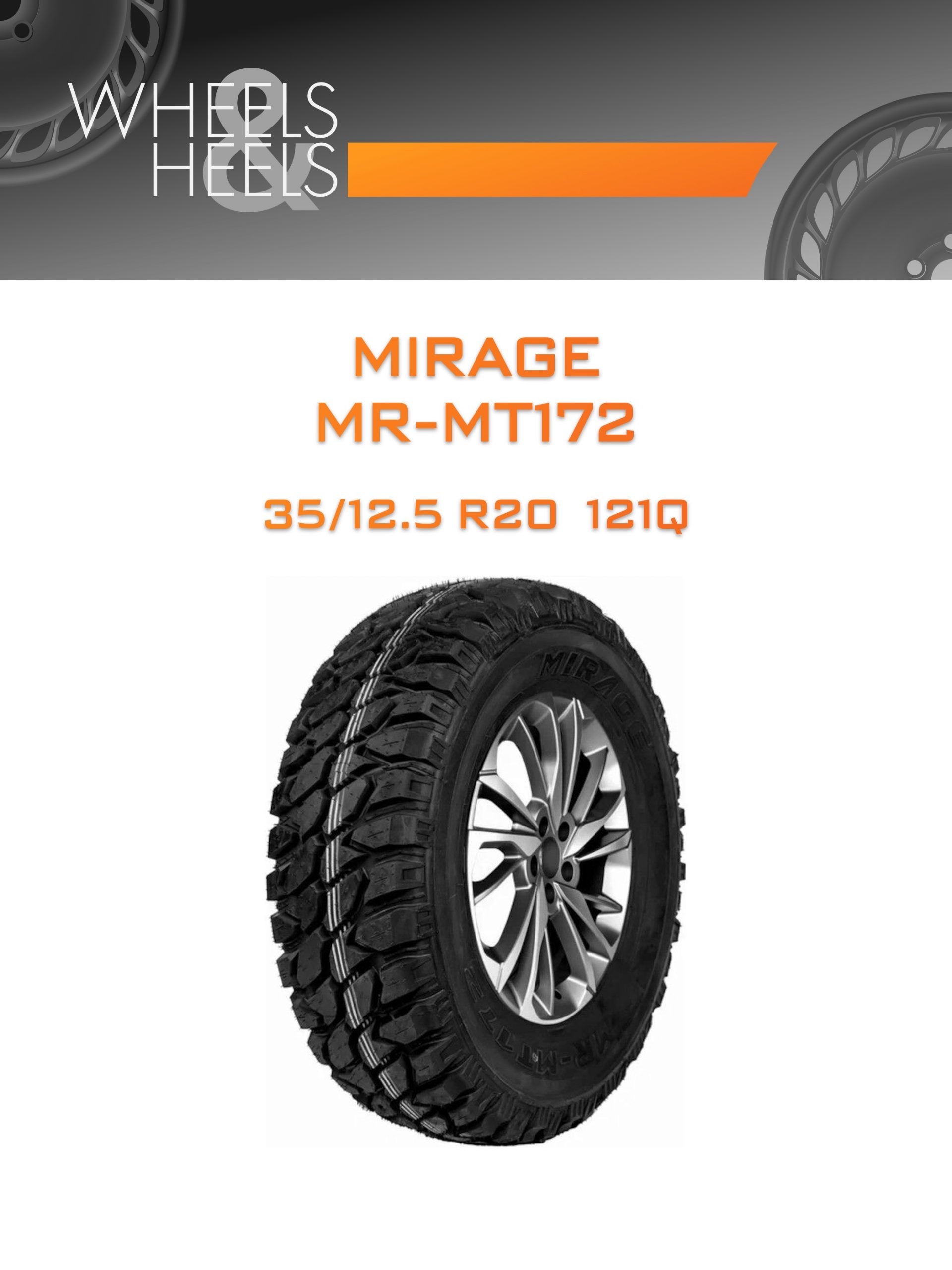 Шины MIRAGE MR-MT172 | Каталог Wheelsnheels.ru