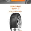 Шины Cordiant Sport 3 | Каталог Wheelsnheels.ru