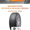 Шины Bridgestone POTENZA Adrenalin RE004 | Каталог Wheelsnheels.ru
