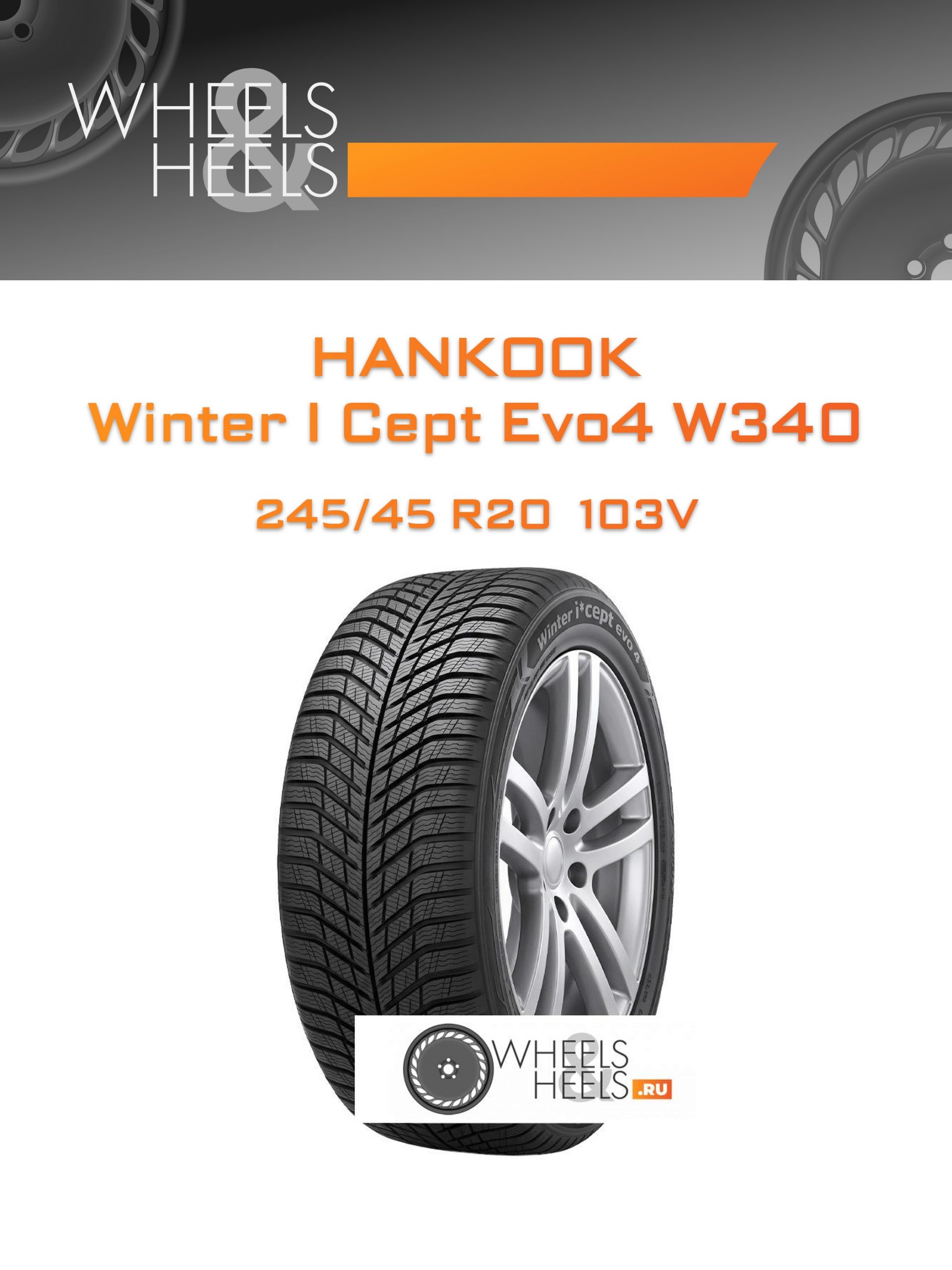 Шины Hankook Winter I Cept Evo4 W340 | Каталог Wheelsnheels.ru