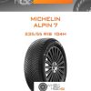 Шины Michelin ALPIN 7 | Каталог Wheelsnheels.ru