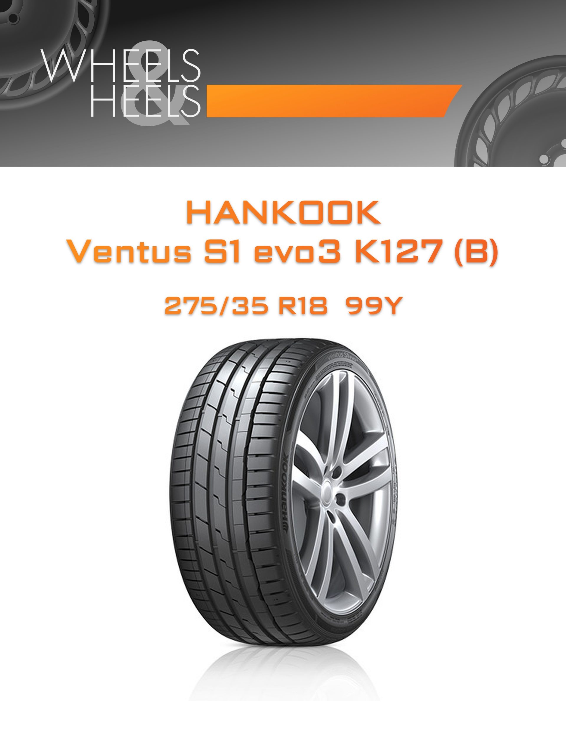 Шины HANKOOK Ventus S1 evo3 K127 (B) | Каталог Wheelsnheels.ru