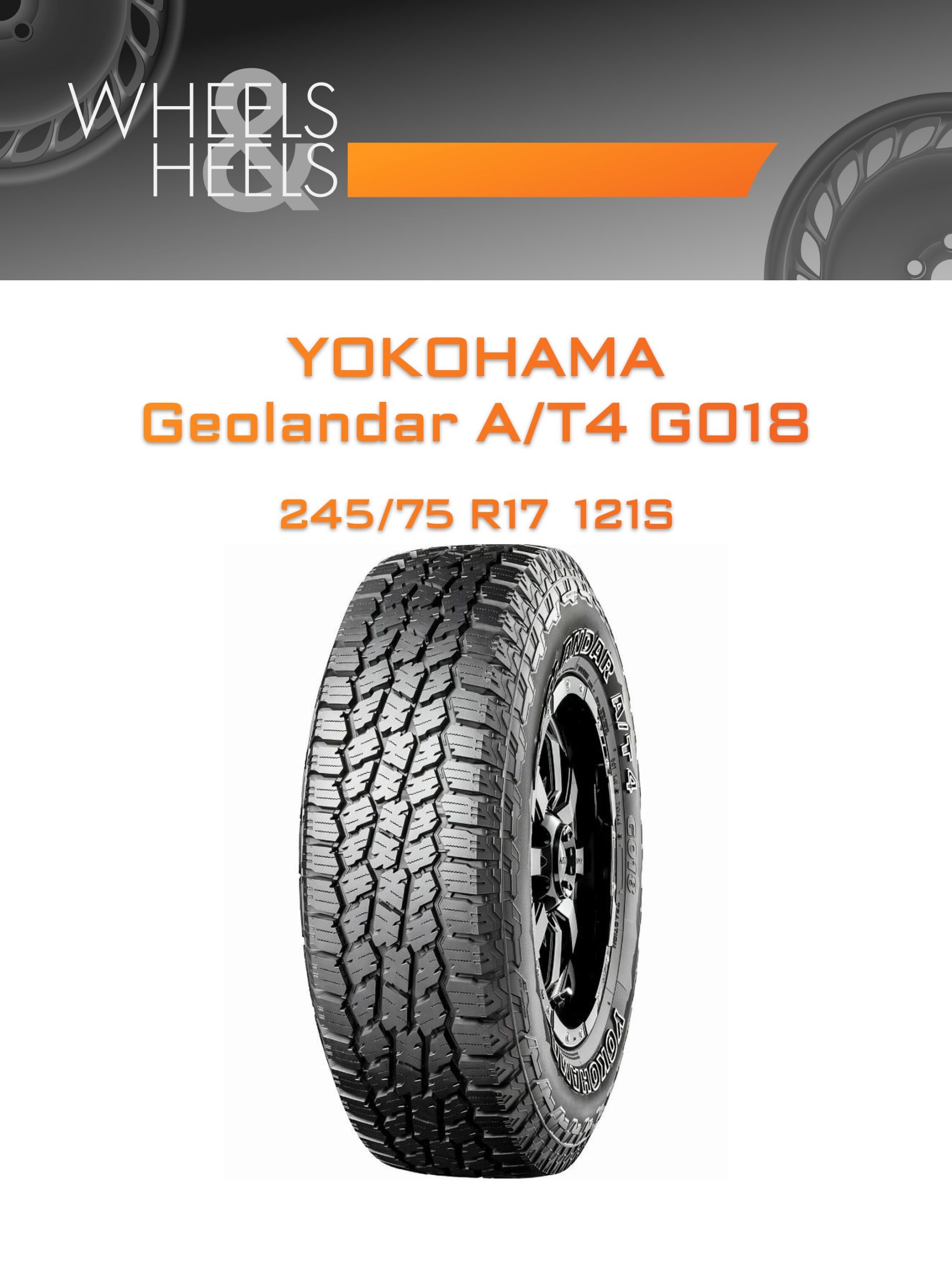 Шины YOKOHAMA Geolandar A/T4 G018 | Каталог Wheelsnheels.ru