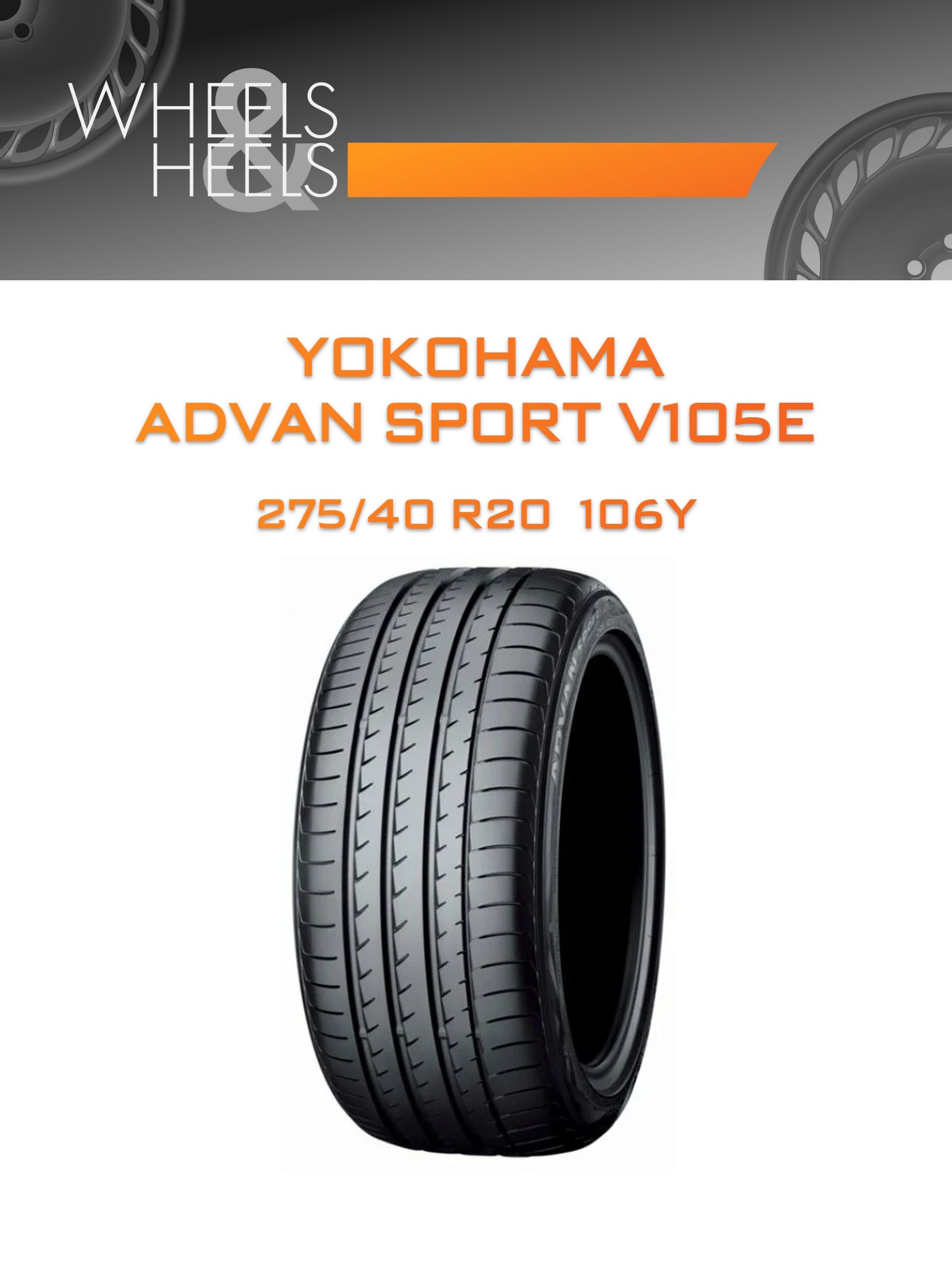 Шины YOKOHAMA ADVAN SPORT V105E | Каталог Wheelsnheels.ru