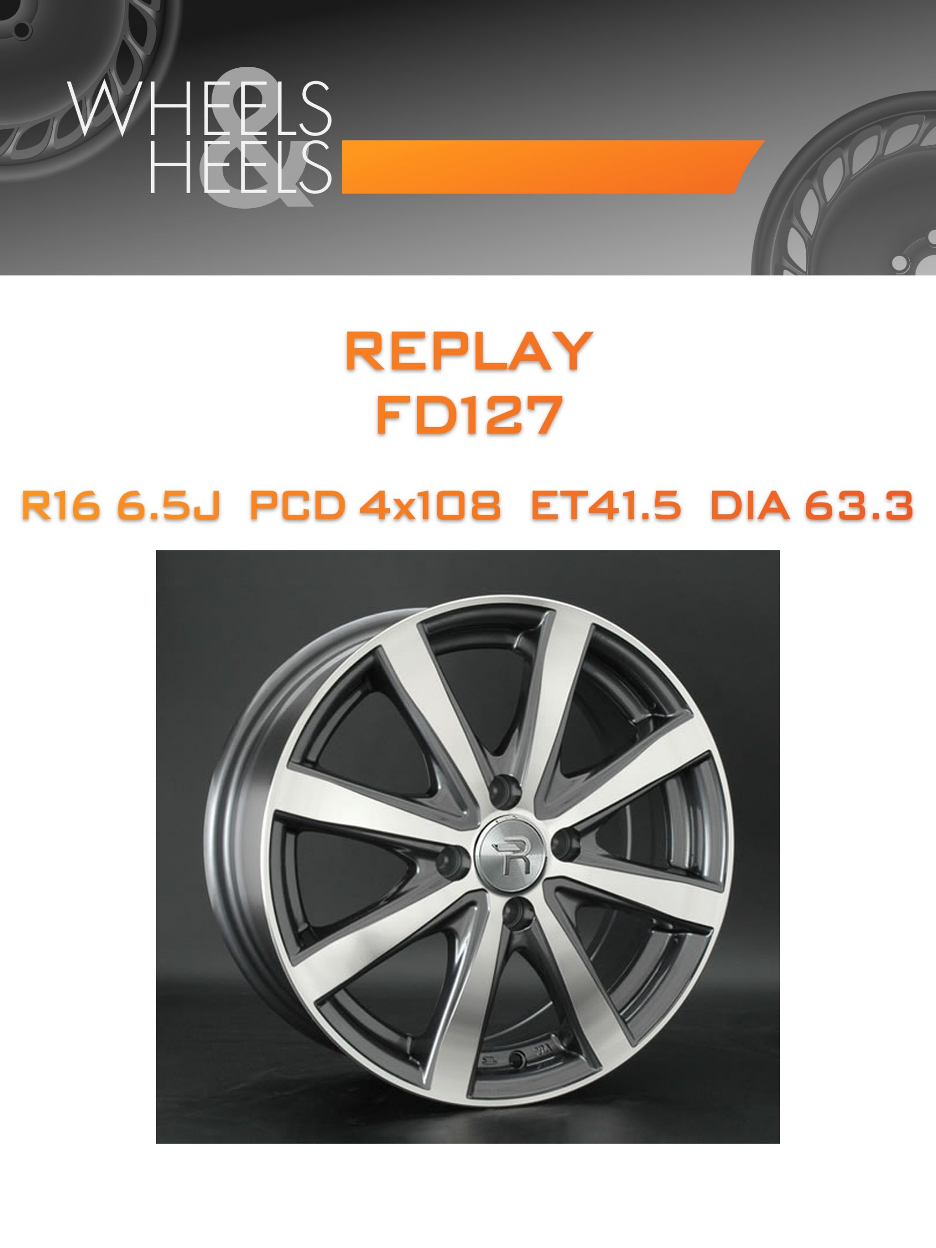 Диски REPLAY FD127 | Каталог Wheelsnheels.ru