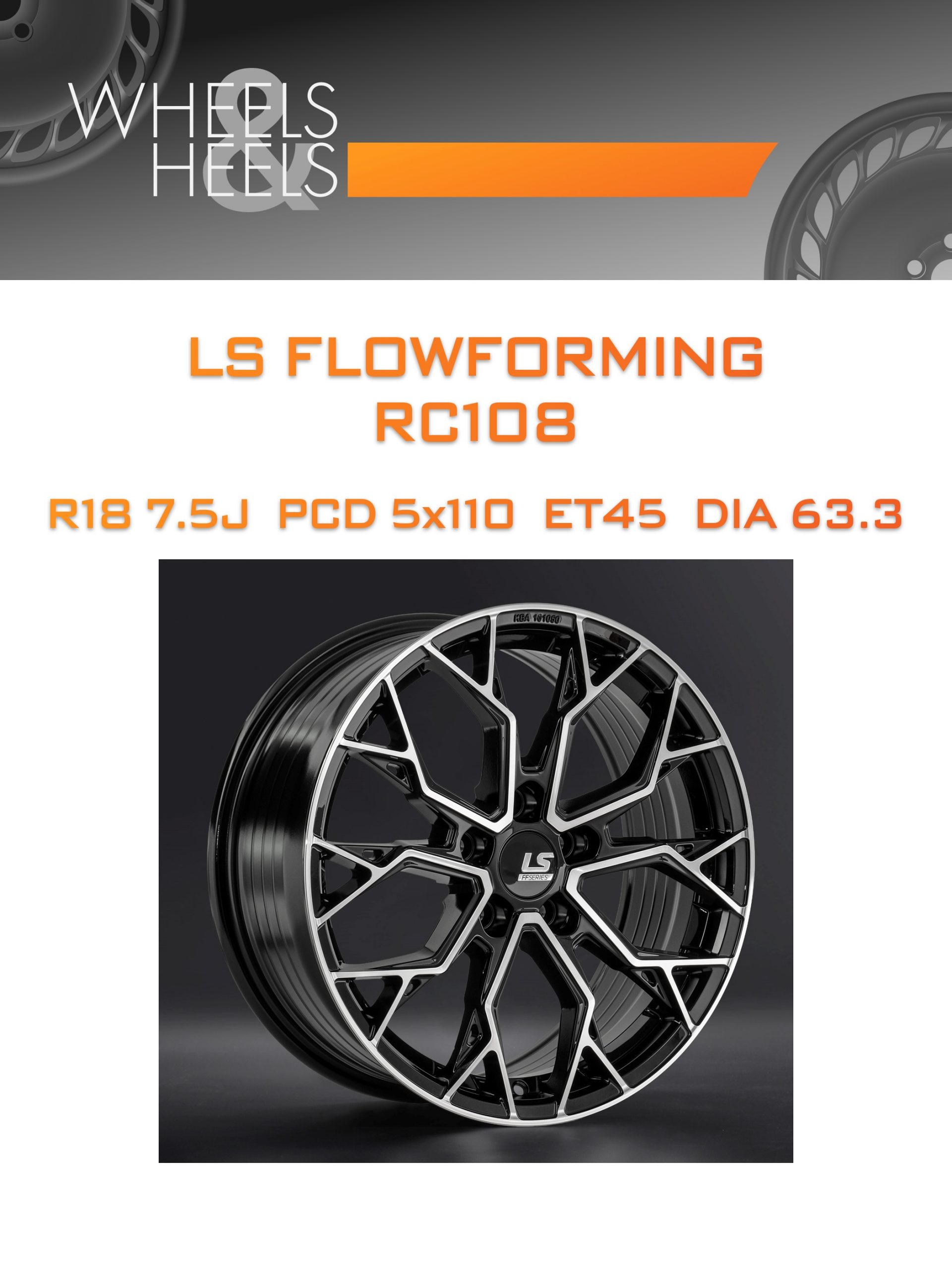 Диски LS FlowForming RC108 | Каталог Wheelsnheels.ru