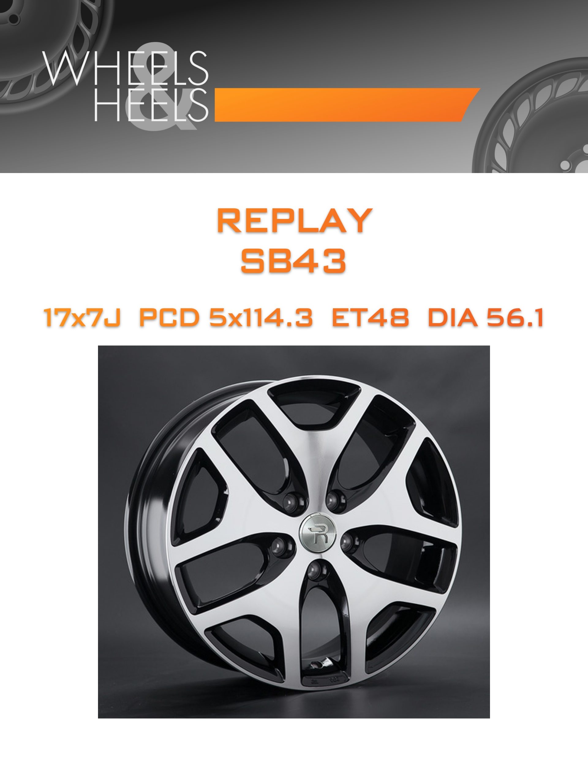 Диски REPLAY SB43 | Каталог Wheelsnheels.ru