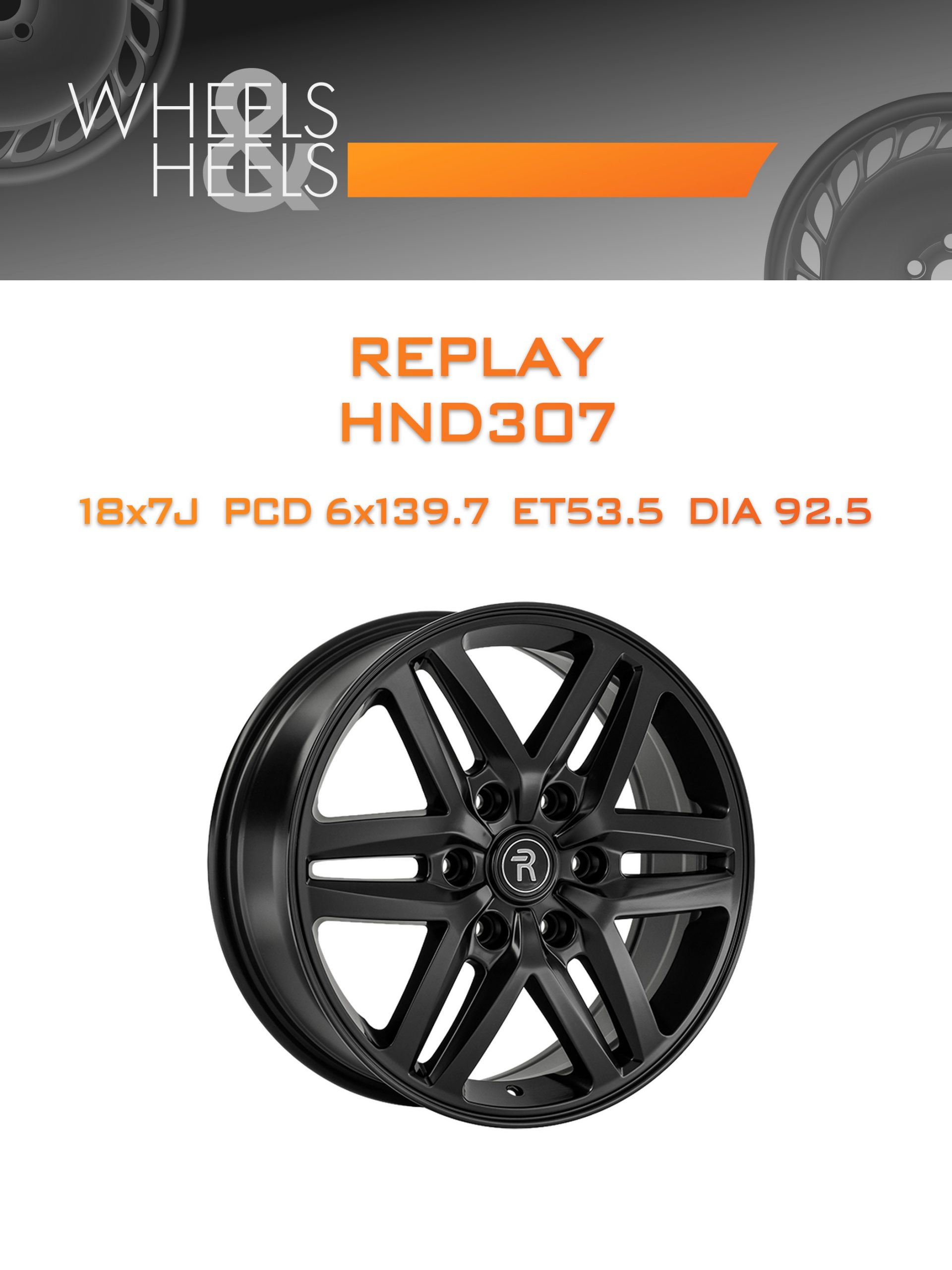 Диски REPLAY HND307 | Каталог Wheelsnheels.ru