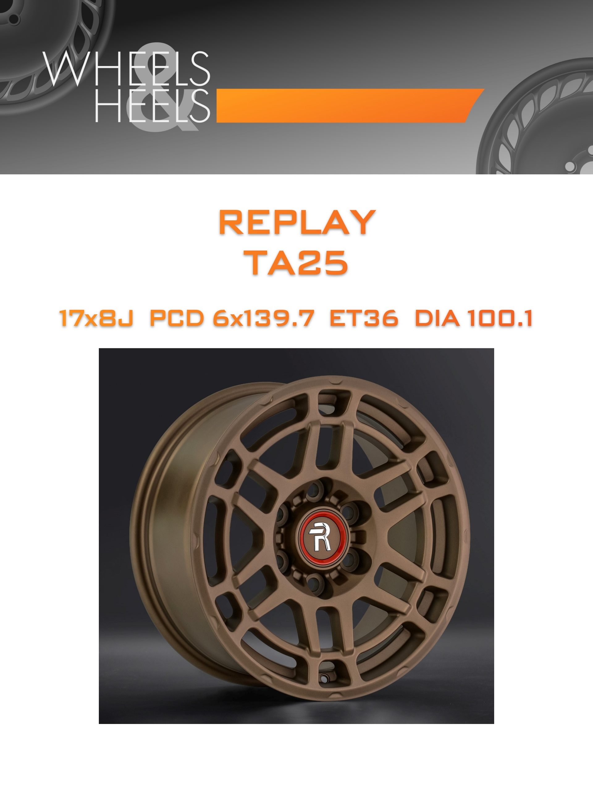 Диски REPLAY TA25 | Каталог Wheelsnheels.ru
