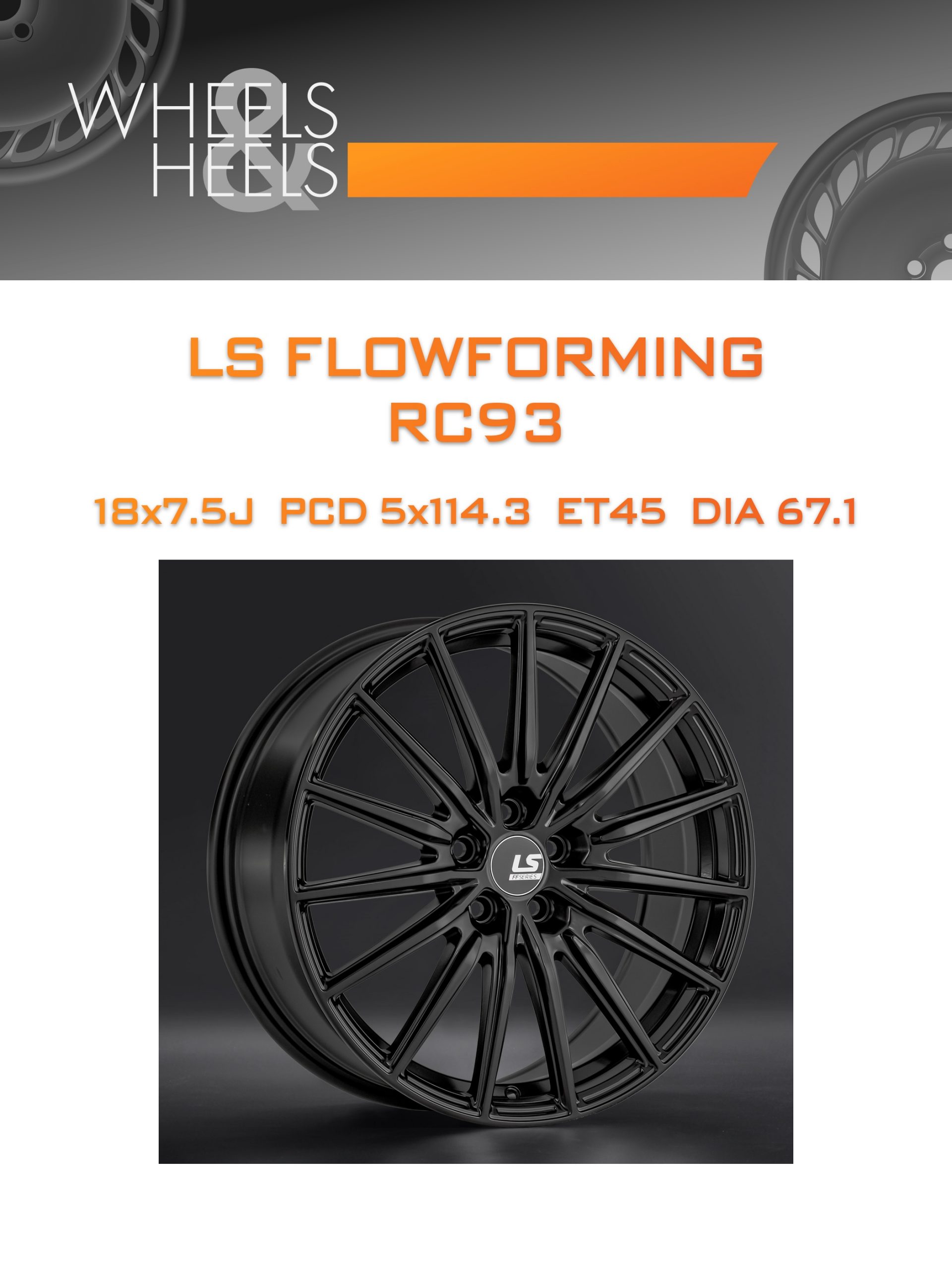 Диски LS FlowForming RC93 | Каталог Wheelsnheels.ru