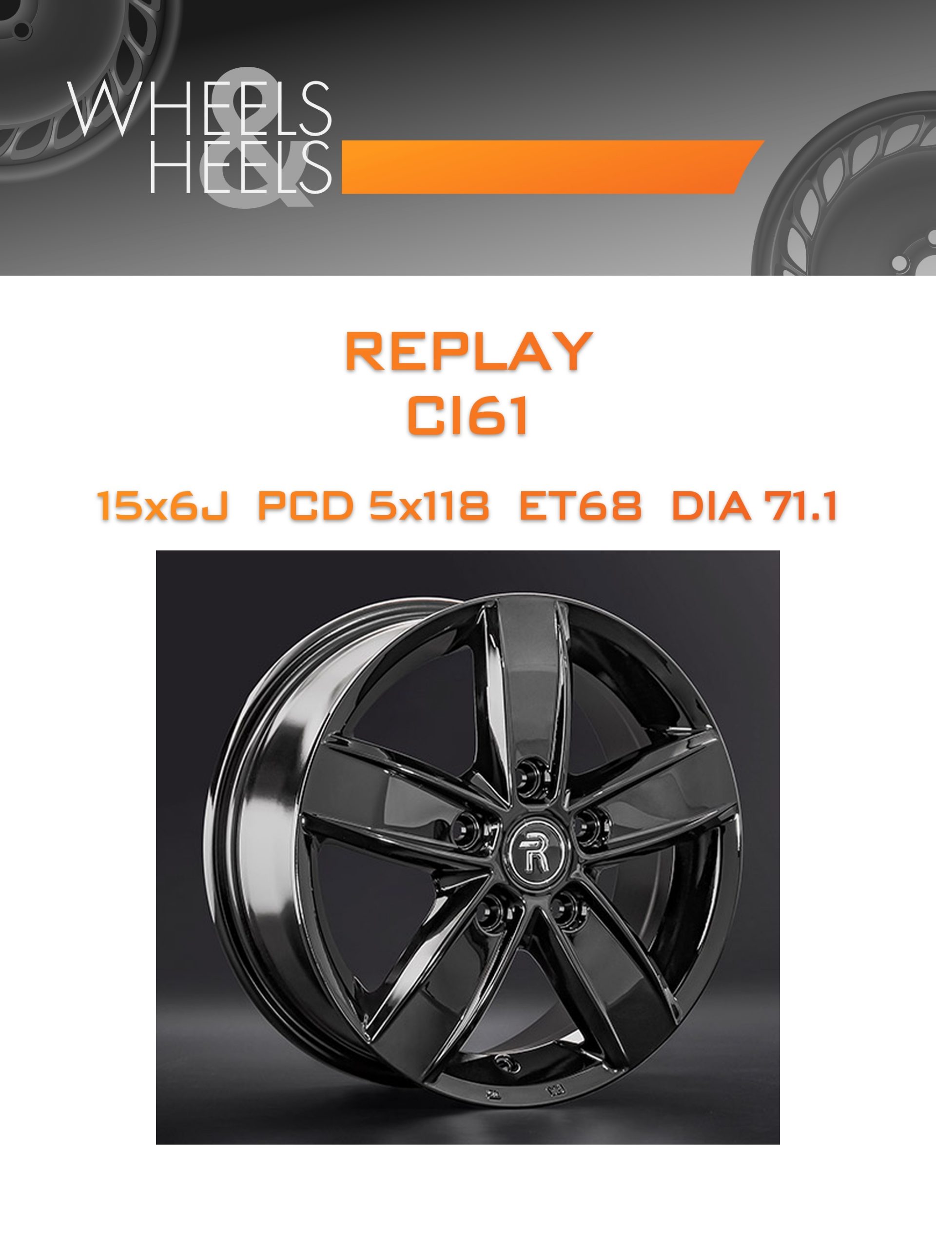 Диски REPLAY CI61 | Каталог Wheelsnheels.ru