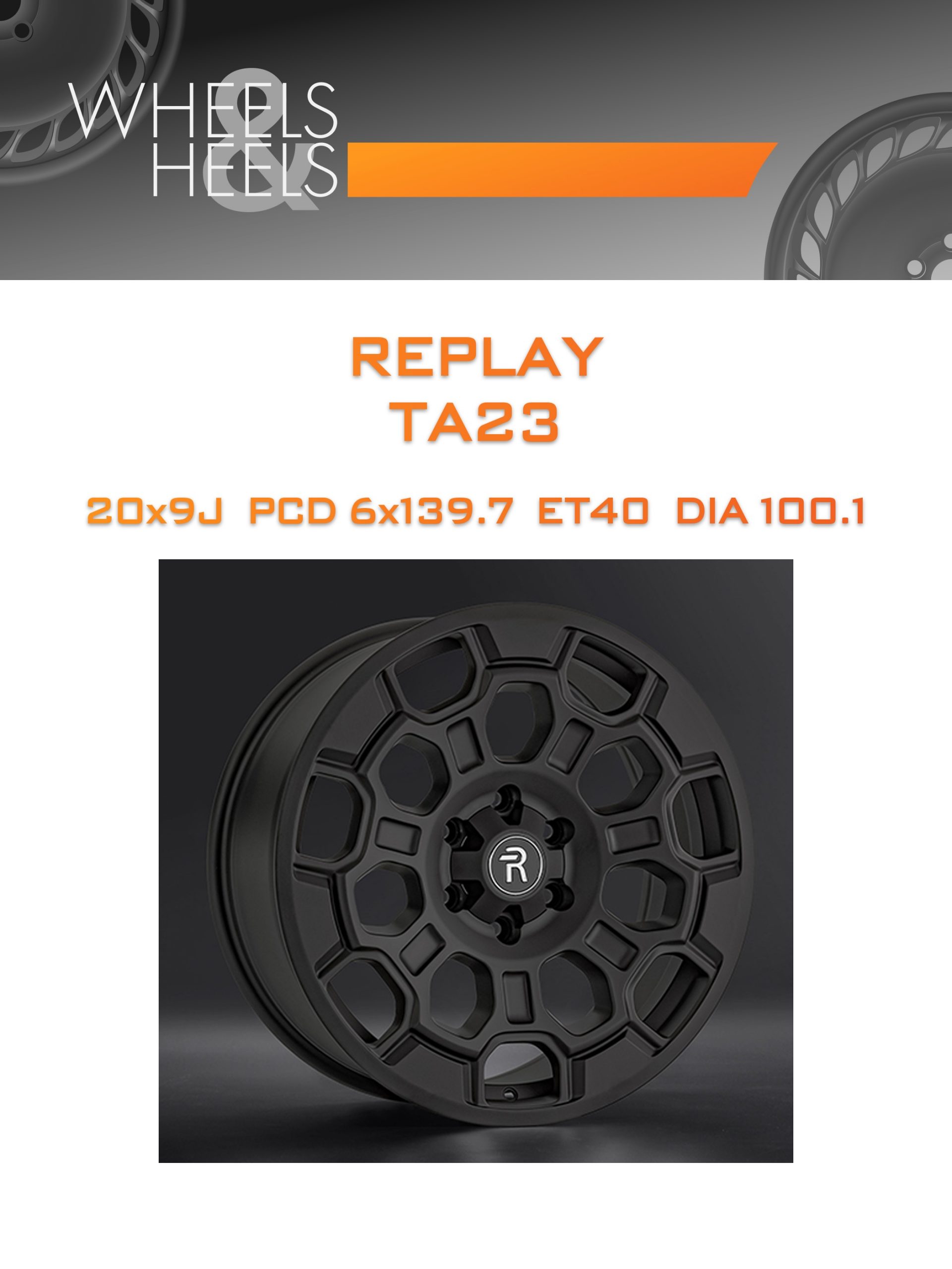 Диски REPLAY TA23 | Каталог Wheelsnheels.ru