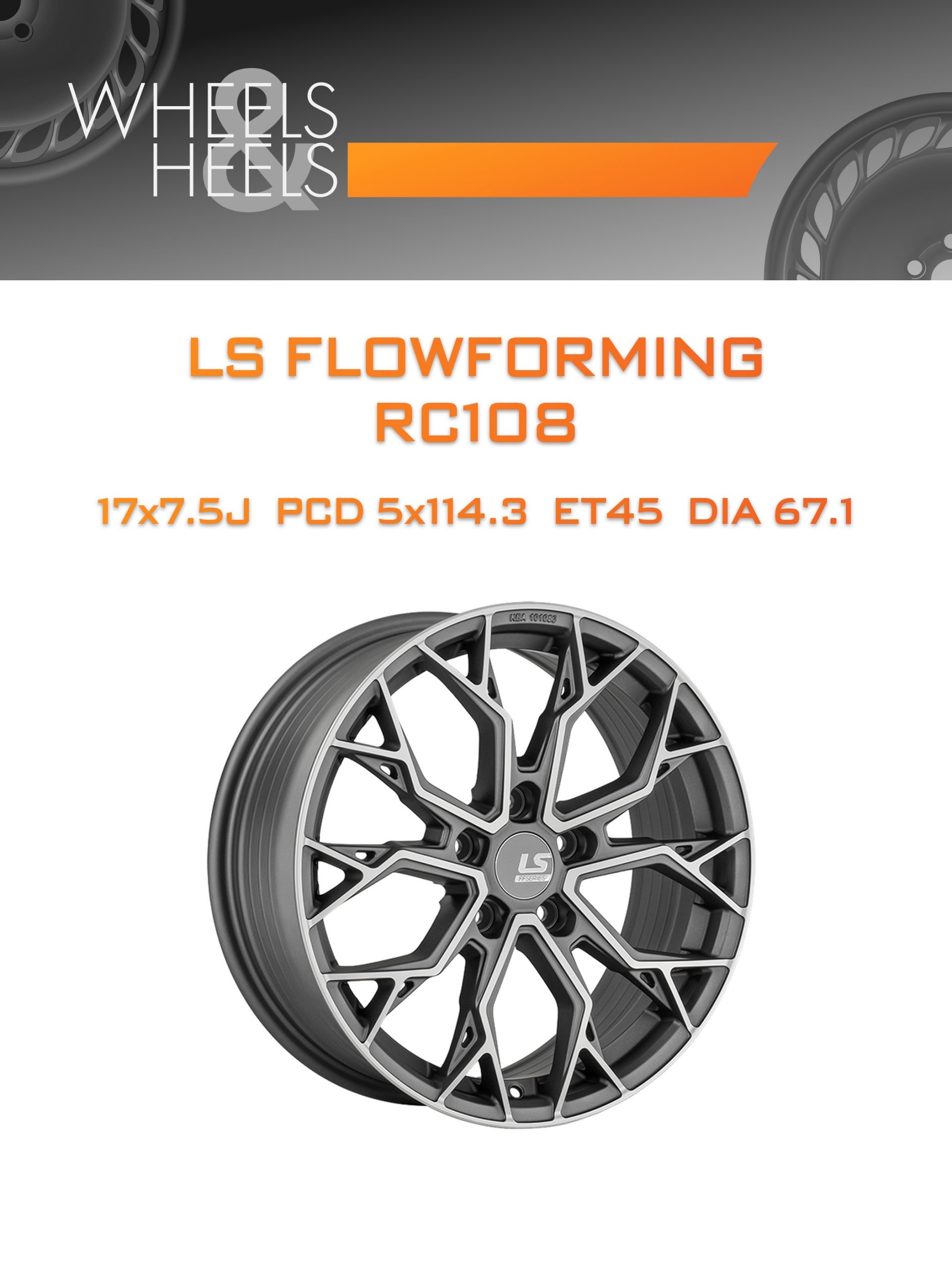 Диски LS FlowForming RC108 | Каталог Wheelsnheels.ru