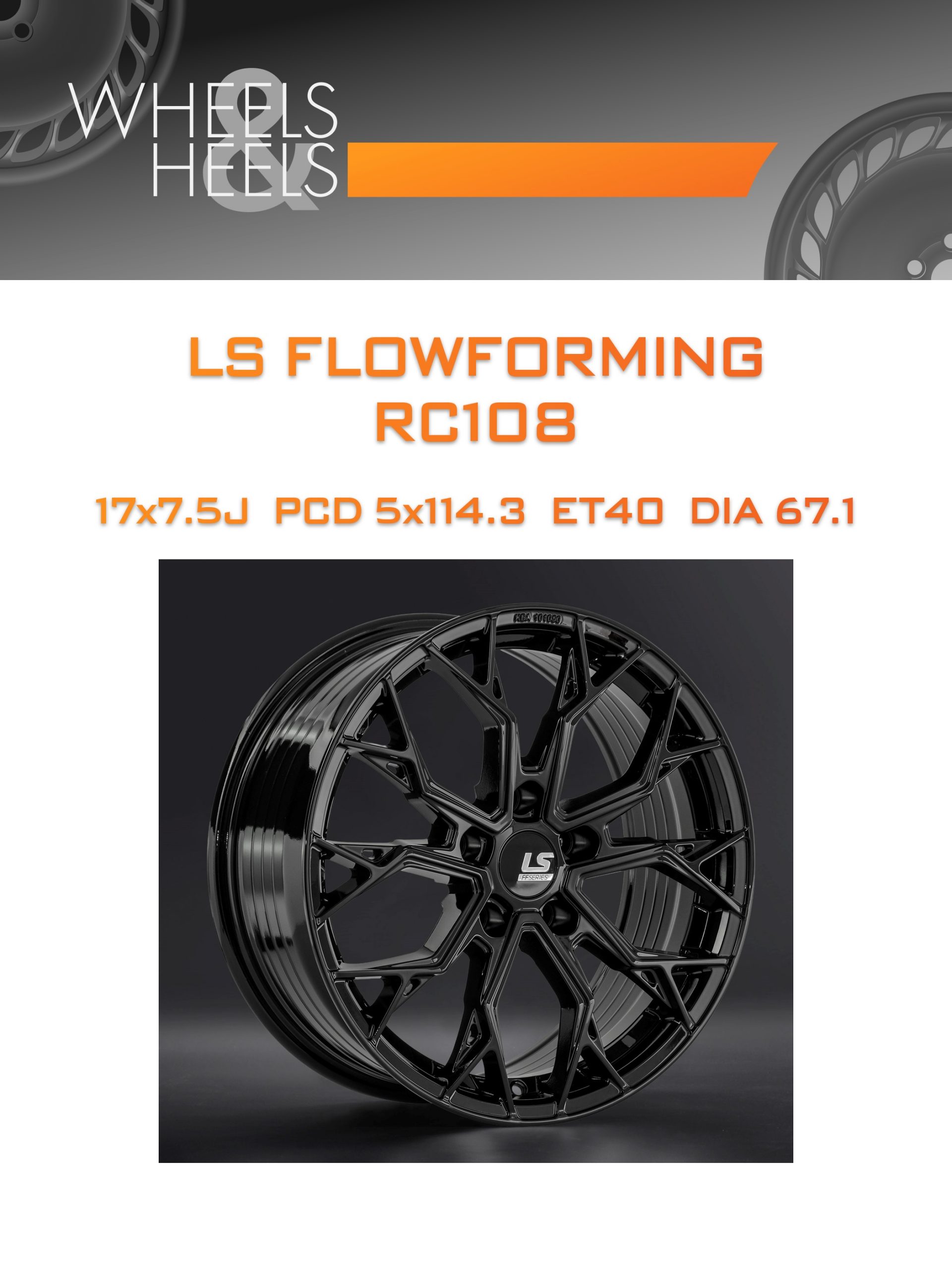 Диски LS FlowForming RC108 | Каталог Wheelsnheels.ru