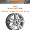 Диски K&K Арена (КС864) | Каталог Wheelsnheels.ru