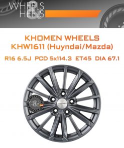Диски Khomen Wheels KHW1611 (Huyndai/Mazda) | Каталог Wheelsnheels.ru