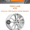 Диски Tech Line 672 | Каталог Wheelsnheels.ru