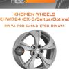 Диски Khomen Wheels KHW1724 (CX-5/Seltos/Optima) | Каталог Wheelsnheels.ru