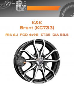 Диски K&K Brent (КС733) | Каталог Wheelsnheels.ru
