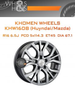 Диски Khomen Wheels KHW1608 (Huyndai/Mazda) | Каталог Wheelsnheels.ru