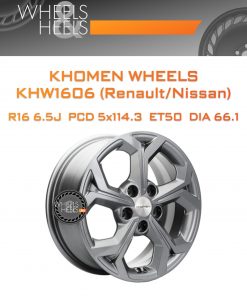 Диски Khomen Wheels KHW1606 (Renault/Nissan) | Каталог Wheelsnheels.ru