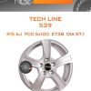 Диски Tech Line 539 | Каталог Wheelsnheels.ru