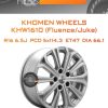 Диски Khomen Wheels KHW1610 (Fluence/Juke) | Каталог Wheelsnheels.ru