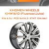 Диски Khomen Wheels KHW1610 (Fluence/Juke) | Каталог Wheelsnheels.ru