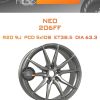 Диски Neo 206FF | Каталог Wheelsnheels.ru