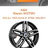 Диски K&K Sayan (КС731) | Каталог Wheelsnheels.ru