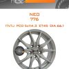 Диски Neo 776 | Каталог Wheelsnheels.ru