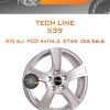Диски Tech Line 539 | Каталог Wheelsnheels.ru