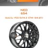 Диски Neo 654 | Каталог Wheelsnheels.ru