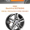 Диски K&K Backfire (КС763M) | Каталог Wheelsnheels.ru