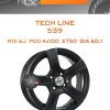 Диски Tech Line 539 | Каталог Wheelsnheels.ru