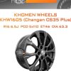 Диски Khomen Wheels KHW1605 (Changan CS35 Plus) | Каталог Wheelsnheels.ru