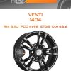 Диски Venti 1404 | Каталог Wheelsnheels.ru