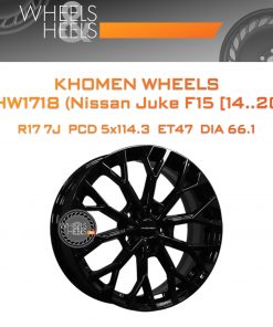 Диски Khomen Wheels KHW1718 (Nissan Juke F15 [14..20]) | Каталог Wheelsnheels.ru