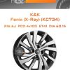 Диски K&K Fenix (X-Ray) (КС734) | Каталог Wheelsnheels.ru