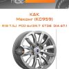 Диски K&K Меконг (КС959) | Каталог Wheelsnheels.ru