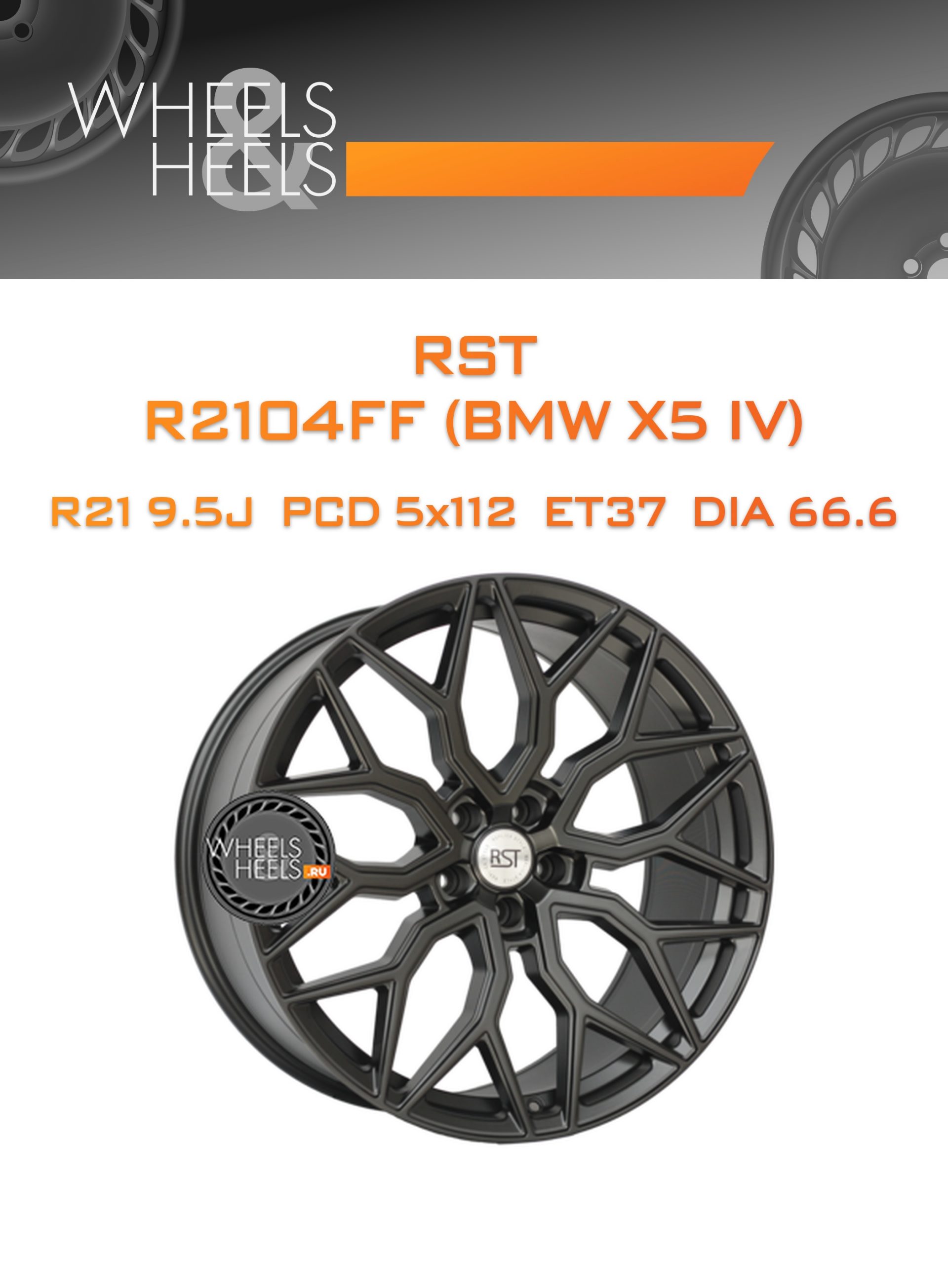 Диски RST R2104FF (BMW X5 IV) | Каталог Wheelsnheels.ru