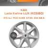 Диски K&K Lada Kalina LUX (КС580) | Каталог Wheelsnheels.ru