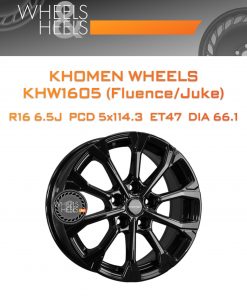 Диски Khomen Wheels KHW1605 (Fluence/Juke) | Каталог Wheelsnheels.ru
