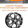 Диски Khomen Wheels KHW1702 (Changan CS35/CS35 Pro) | Каталог Wheelsnheels.ru