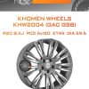 Диски Khomen Wheels KHW2004 (GAC GS8) | Каталог Wheelsnheels.ru